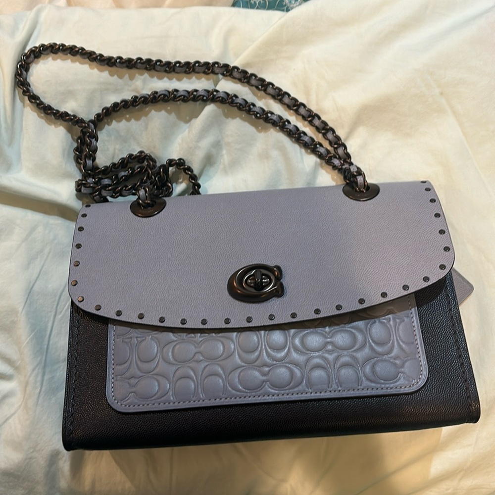 New without tags Coach Parker leather crossbody/shoulder bag